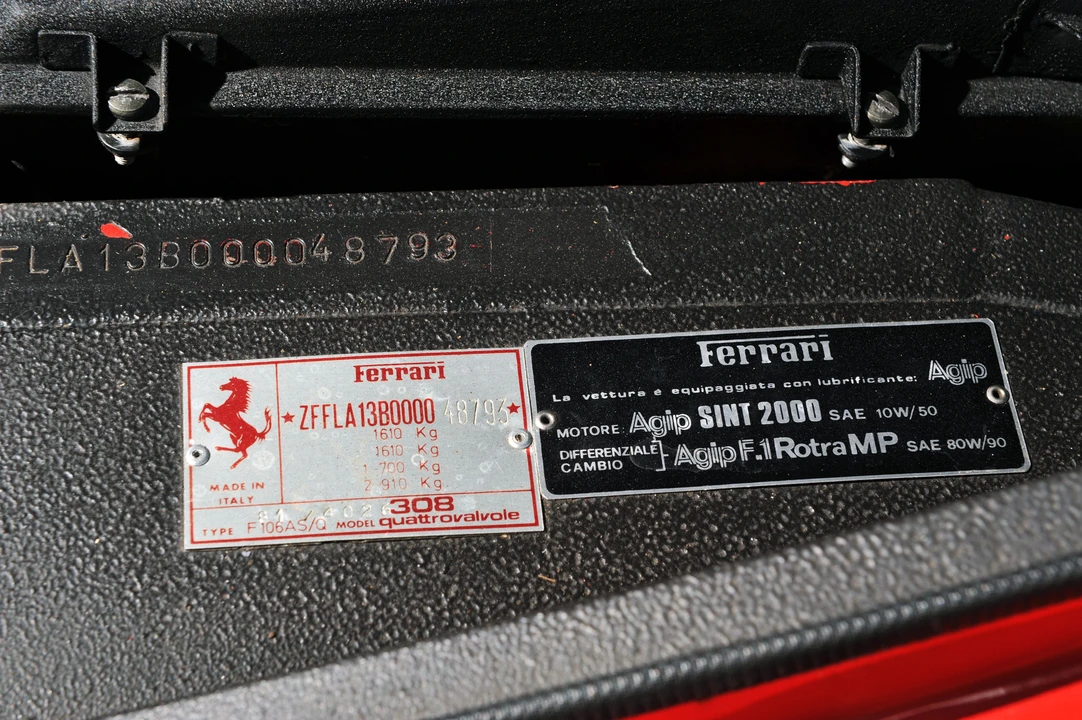 1983 Ferrari 308 GTS QV - Image 12 of 24