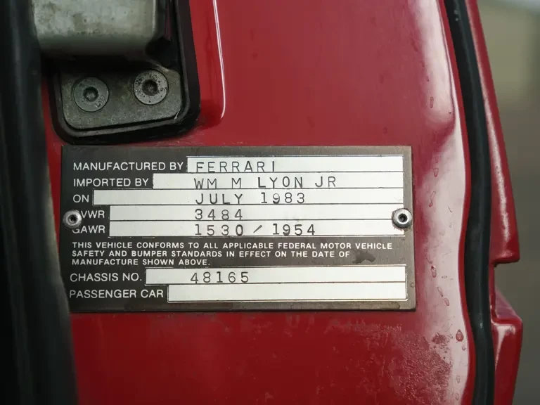 1983 Ferrari 512 BBi - Image 27 of 31