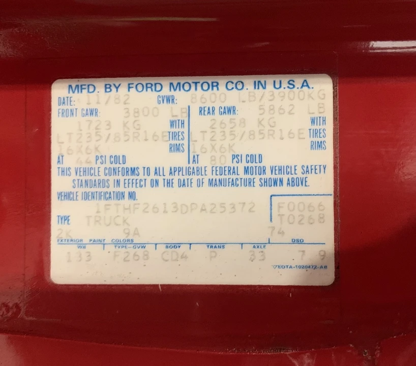 1983 Ford F-Series 7th Gen - Image 15 of 16