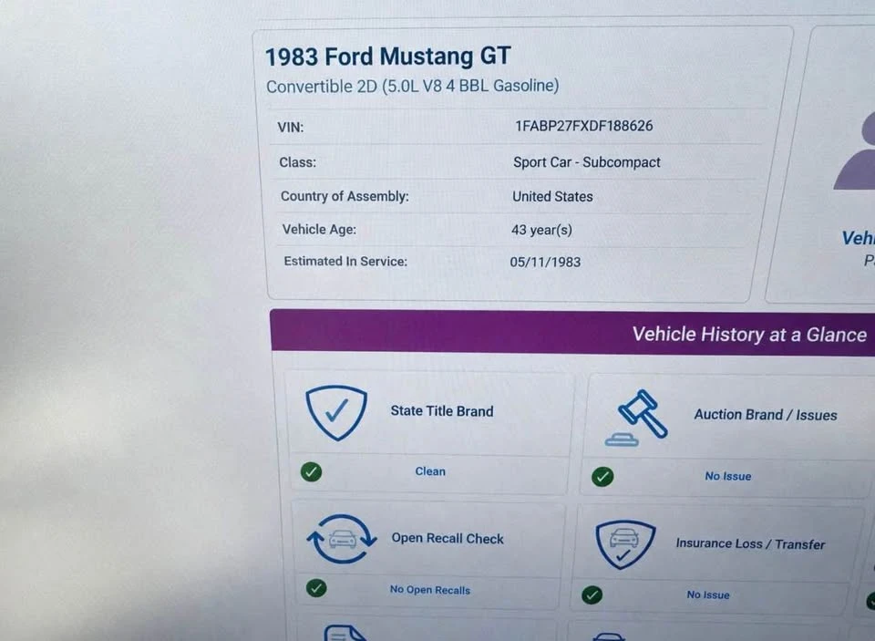 1983 Ford Mustang GT 3rd Gen - Image 12 of 18