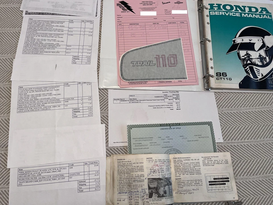 1983 Honda CT110 - Image 27 of 28