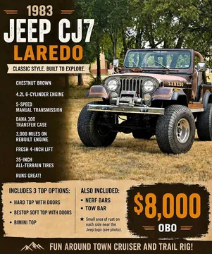 1983 Jeep CJ-7 Laredo