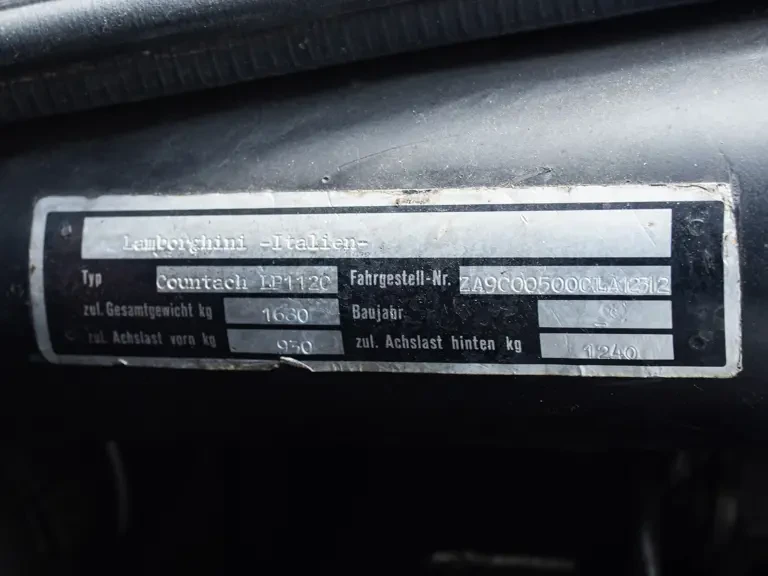 1983 Lamborghini Countach LP500 S - Image 31 of 31