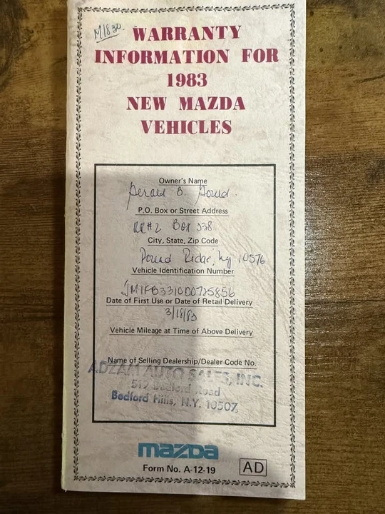 1983 Mazda RX-7 SA & FB - Image 15 of 18