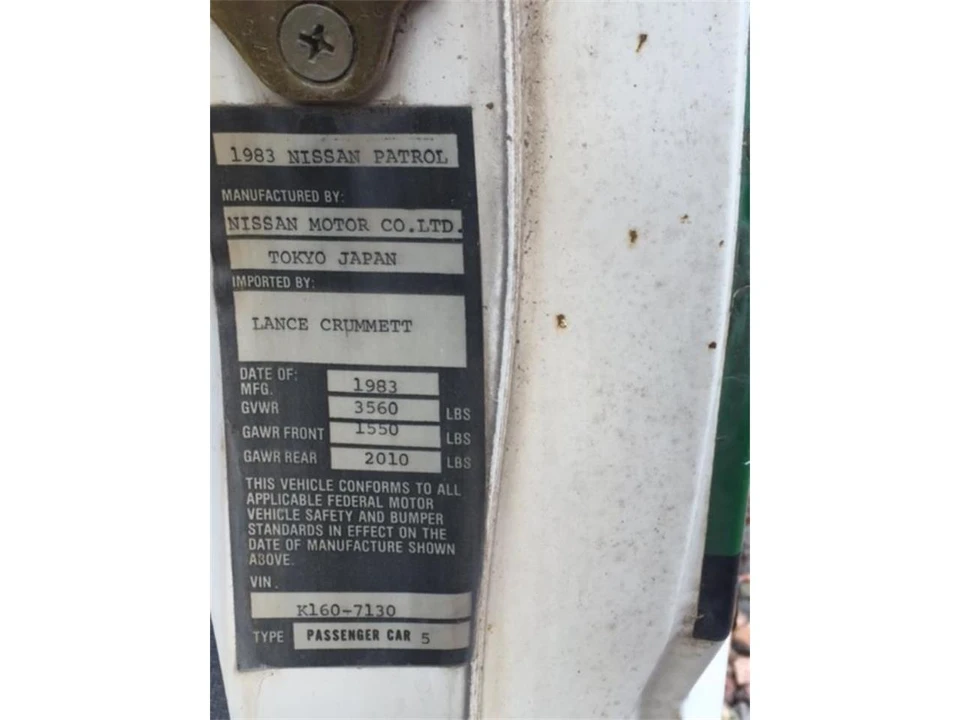 1983 Nissan Patrol 3rd Gen - Image 19 of 31