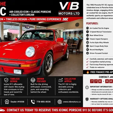 1983 Porsche 911 SC Cabriolet