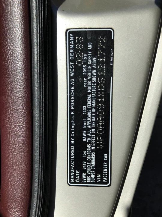 1983 Porsche 911 Carrera SC - Image 25 of 31
