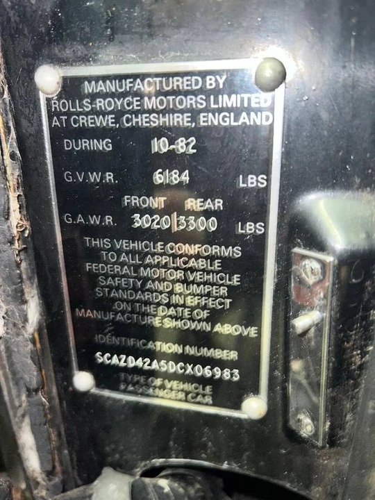 1983 Rolls-Royce Corniche Series I - Image 4 of 24