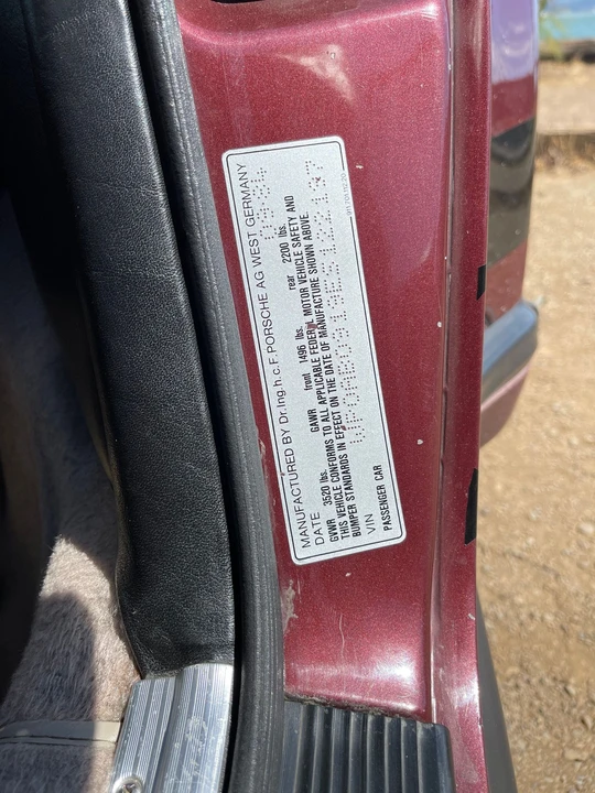 1984 Porsche 911 Carrera 3.2 - Image 7 of 9