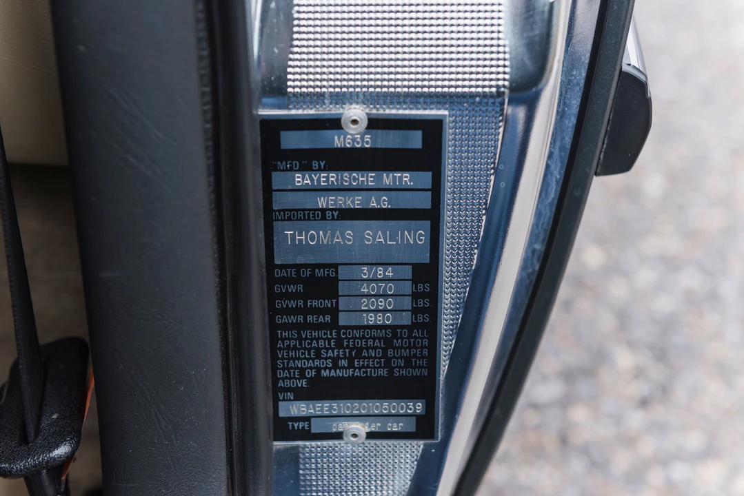 1984 BMW E24 M635CSi & M6 - Image 23 of 31