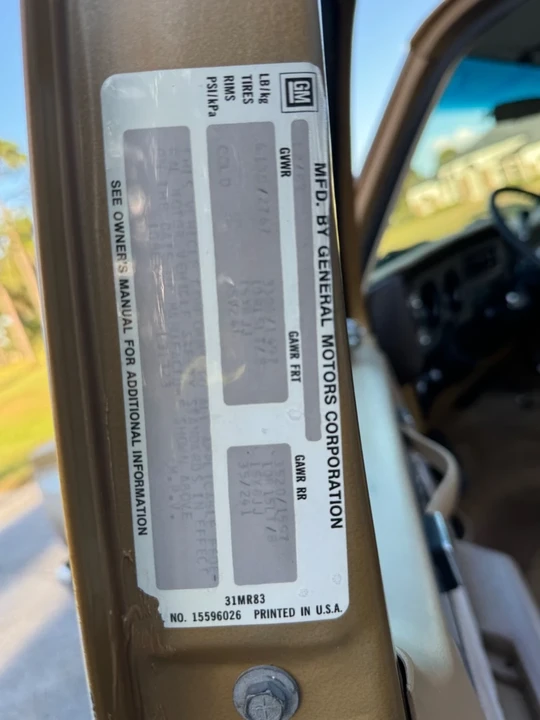 1984 Chevrolet K5 Blazer 2nd Gen - Image 20 of 21