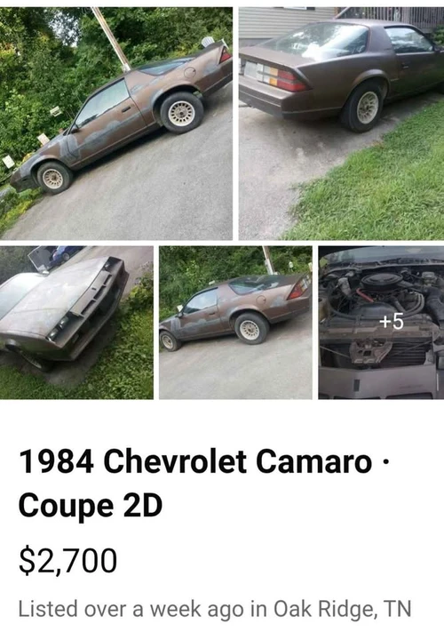 1984 Chevrolet Camaro 3rd Gen - Image 3 of 5