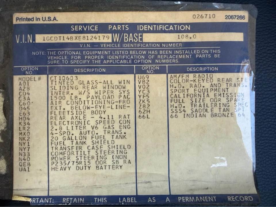 1984 Chevrolet S-10 - Image 11 of 11