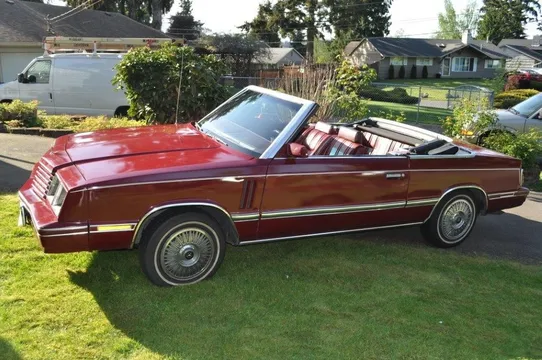 1984 Dodge 600 Convertible