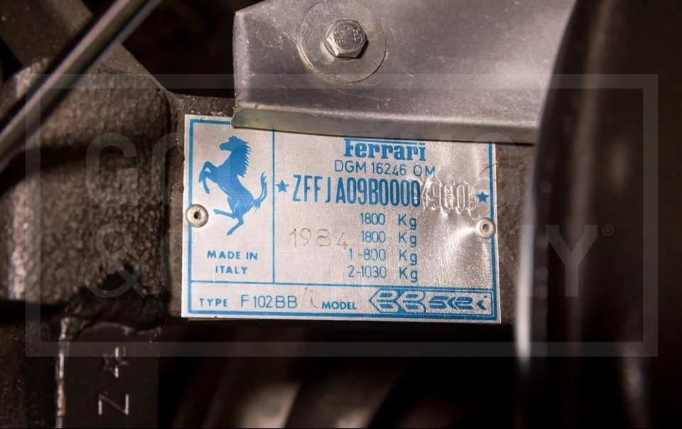1984 Ferrari 512 BBi - Image 14 of 15