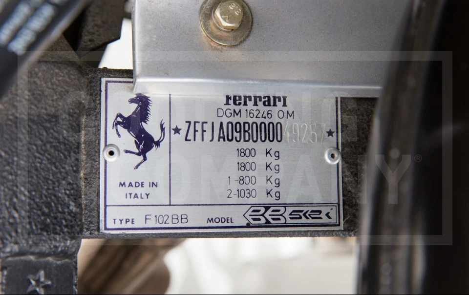 1984 Ferrari 512 BBi - Image 19 of 19