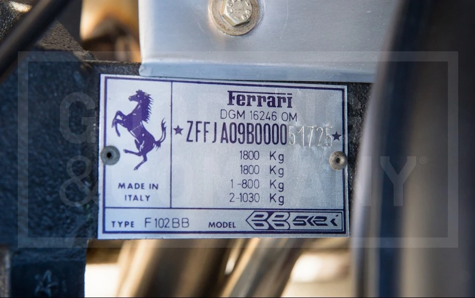 1984 Ferrari 512 BBi - Image 18 of 18