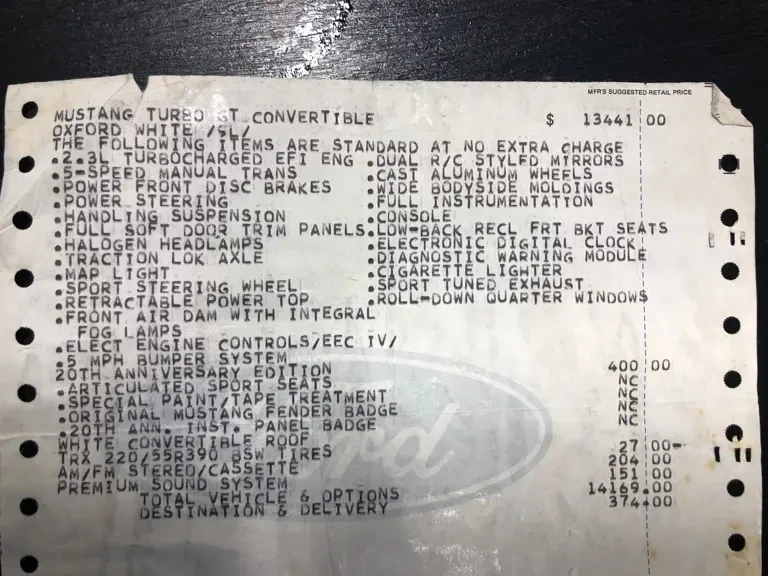 1984 Ford Mustang GT 3rd Gen - Image 20 of 24