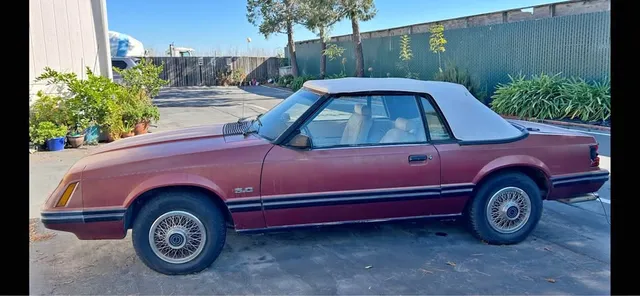1984 Ford Mustang LX 5.0 Liter Convertible