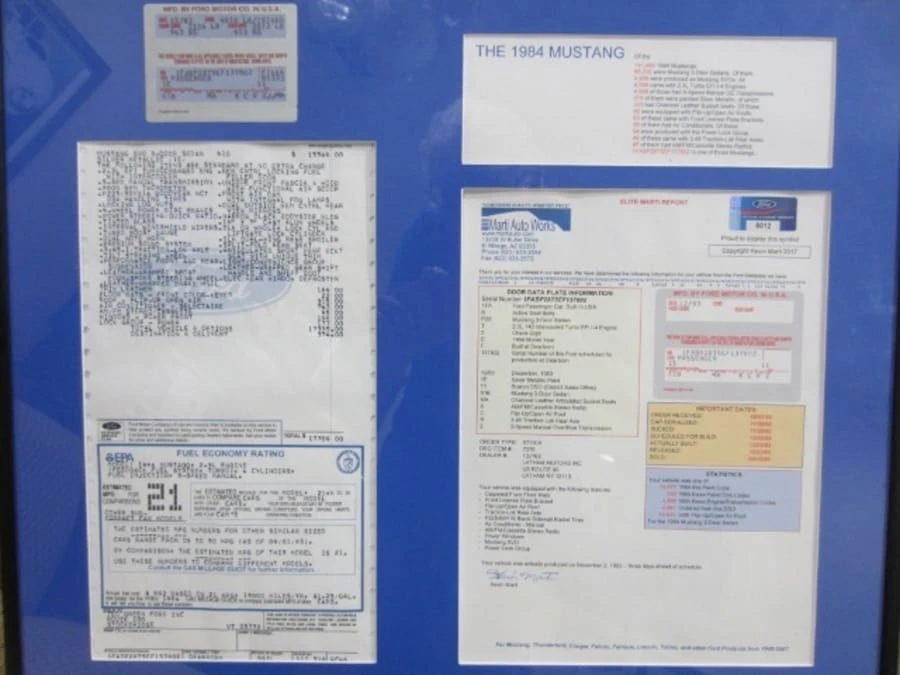 1984 Ford Mustang SVO 3rd Gen - Image 6 of 7