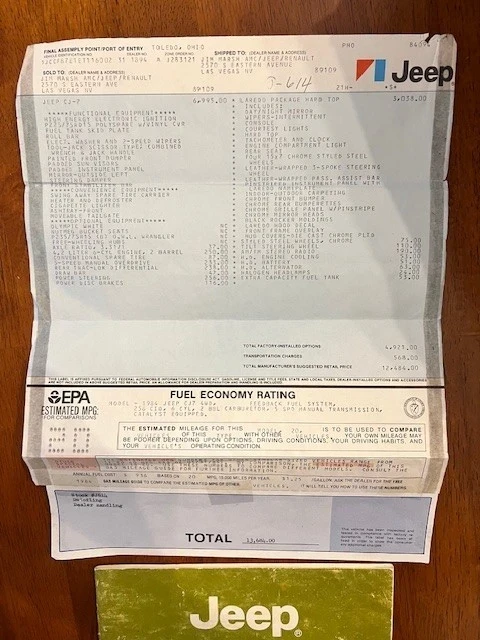 1984 Jeep CJ7 - Image 6 of 21