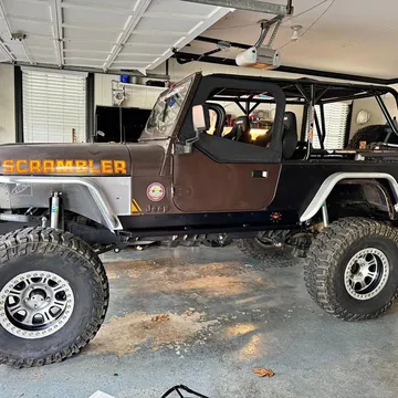 1984 Jeep CJ-8 Scrambler & Trailer