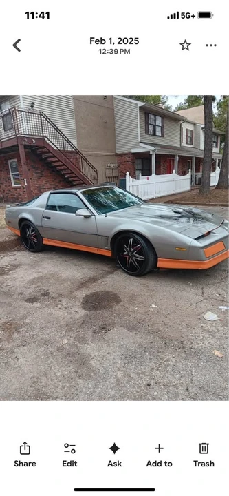1984 Pontiac Firebird Trans Am 3rd Gen - Image 2 of 3