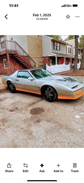 1984 Pontiac Firebird Trans Am 3rd Gen - Image 3 of 3