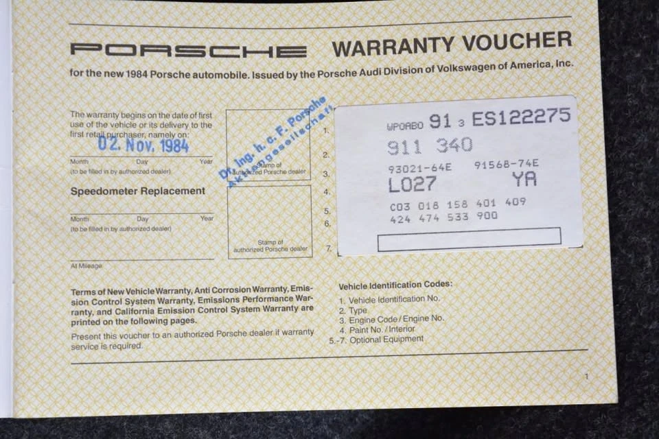 1984 Porsche 911 Carrera 3.2 - Image 20 of 20