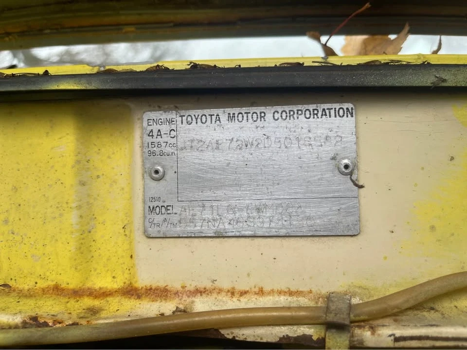 1984 Toyota Corolla AE86 - Image 3 of 18