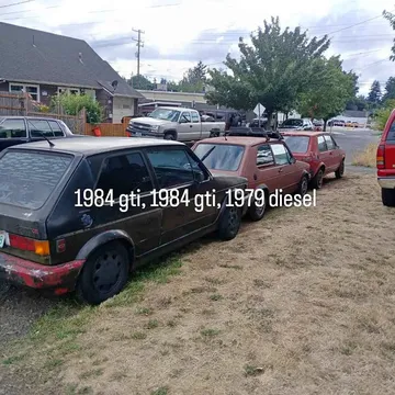 1984 Volkswagen GTI Hatchback Coupe 2D