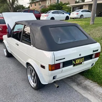 1984 Volkswagen Rabbit Wolfsburg Edition Convertible