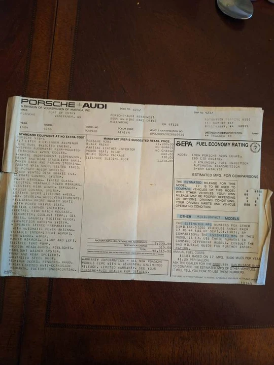 1984 Porsche 928 S - Image 15 of 15