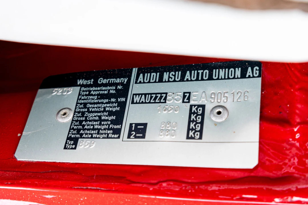 1985 Audi Quattro - Image 7 of 31