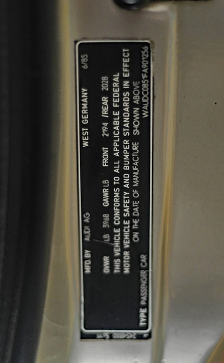 1985 Audi Quattro - Image 31 of 31