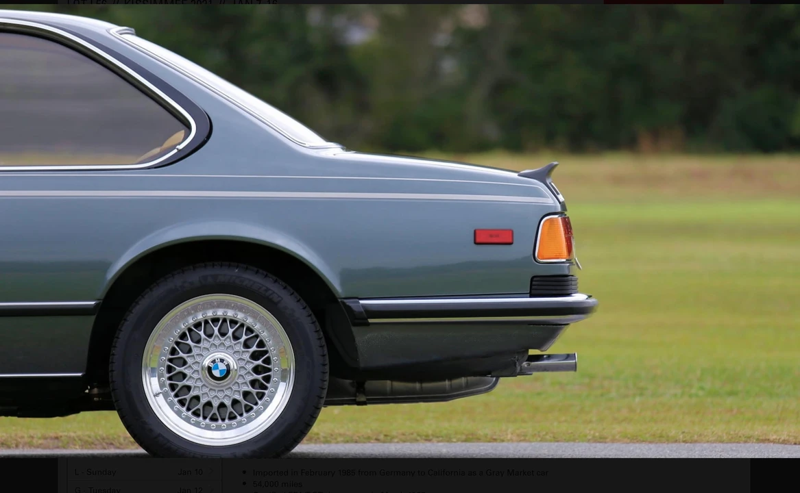 1985 BMW E24 6 Series - Image 25 of 31