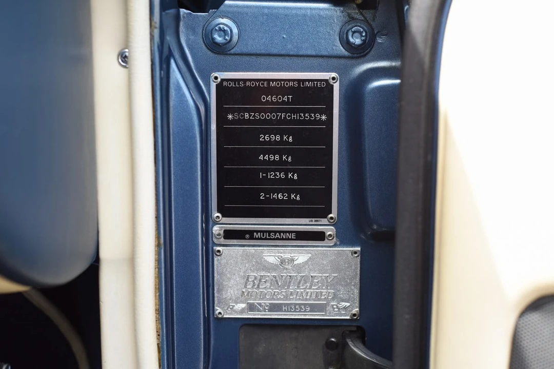 1985 Bentley Mulsanne 1st Gen - Image 29 of 30