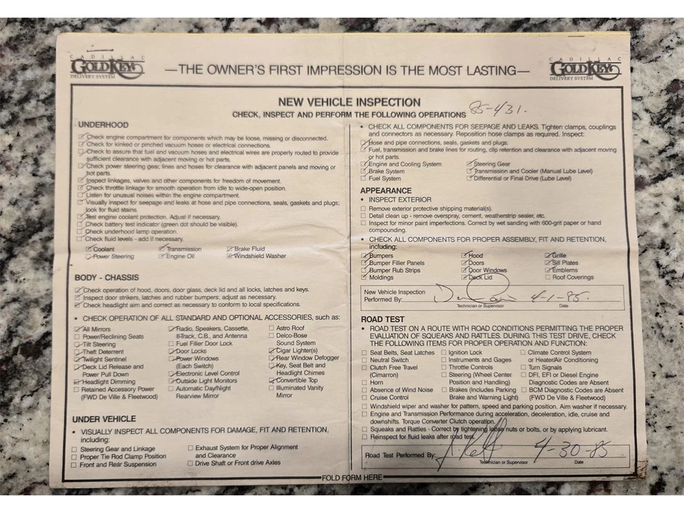 1985 Cadillac DeVille 6th Gen - Image 27 of 31