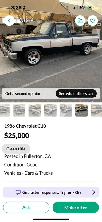 1985 Chevrolet C/K 3rd Gen - Image 8 of 8
