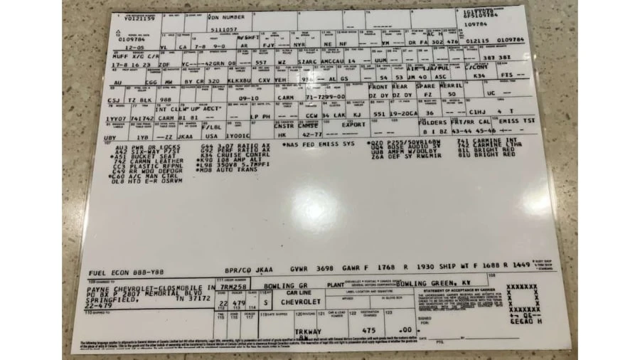 1985 Chevrolet Corvette C4 - Image 14 of 14