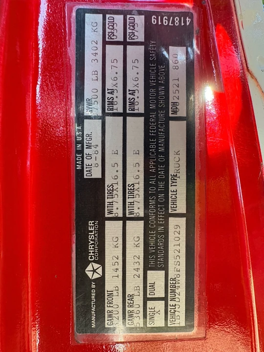 1985 Dodge Ram 1st Gen - Image 13 of 31