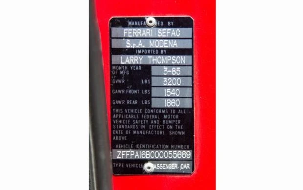 1985 Ferrari 288 GTO - Image 14 of 17