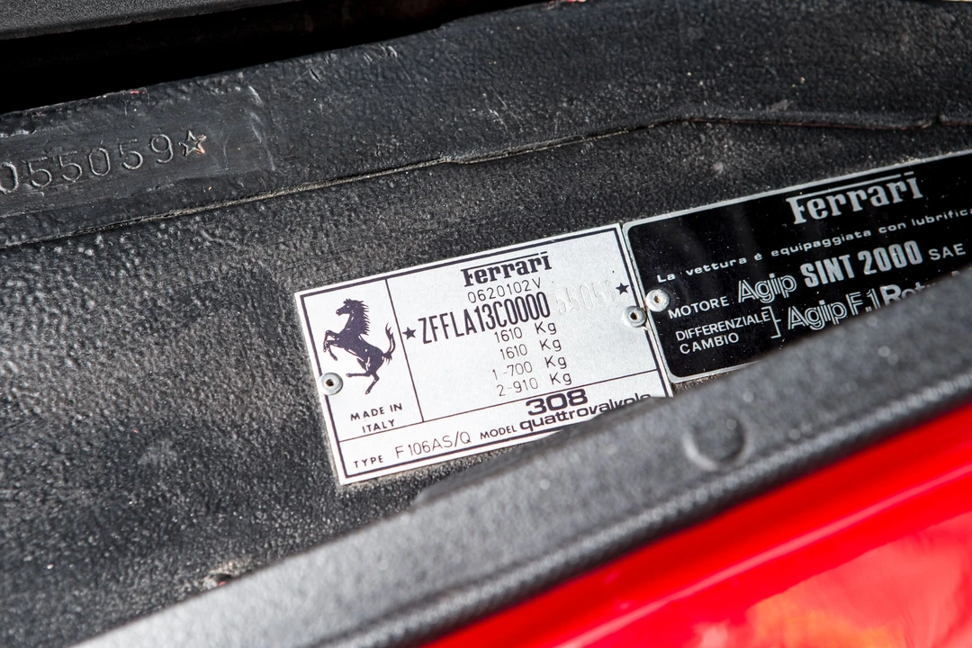 1985 Ferrari 308 GTS QV - Image 28 of 31