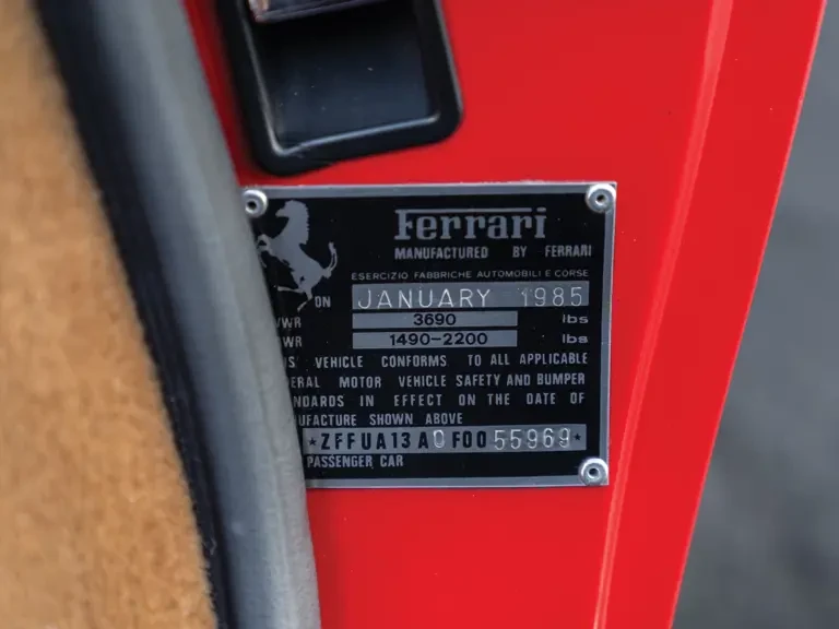 1985 Ferrari 308 GTS QV - Image 28 of 31