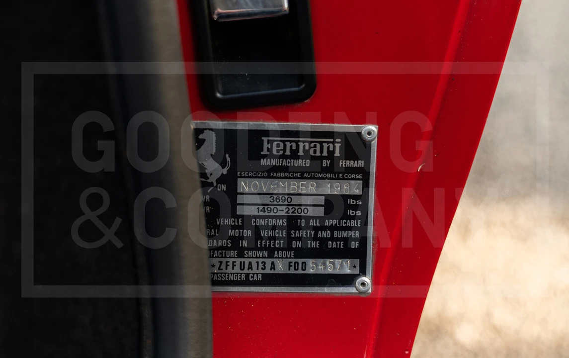 1985 Ferrari 308 GTS QV - Image 18 of 18