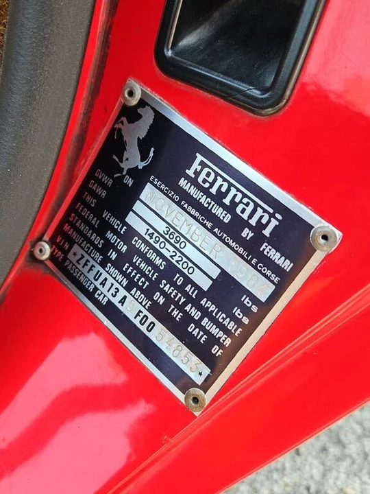 1985 Ferrari 308 GTS - Image 23 of 23