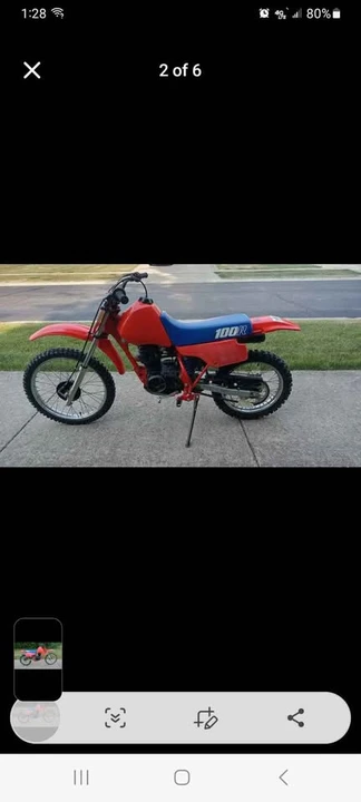1985 Honda XR - Image 2 of 6