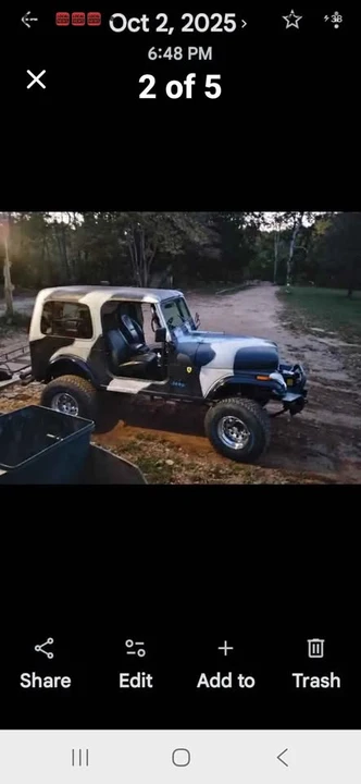 1985 Jeep CJ7 - Image 2 of 5