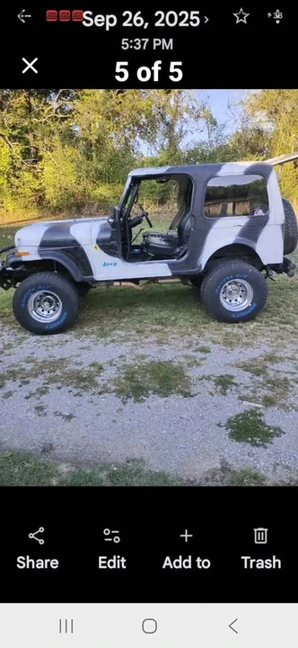 1985 Jeep CJ7 - Image 4 of 5
