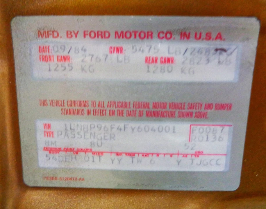 1985 Lincoln Town Car - Image 21 of 21